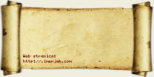 Sanja Hrnjak vizit kartica